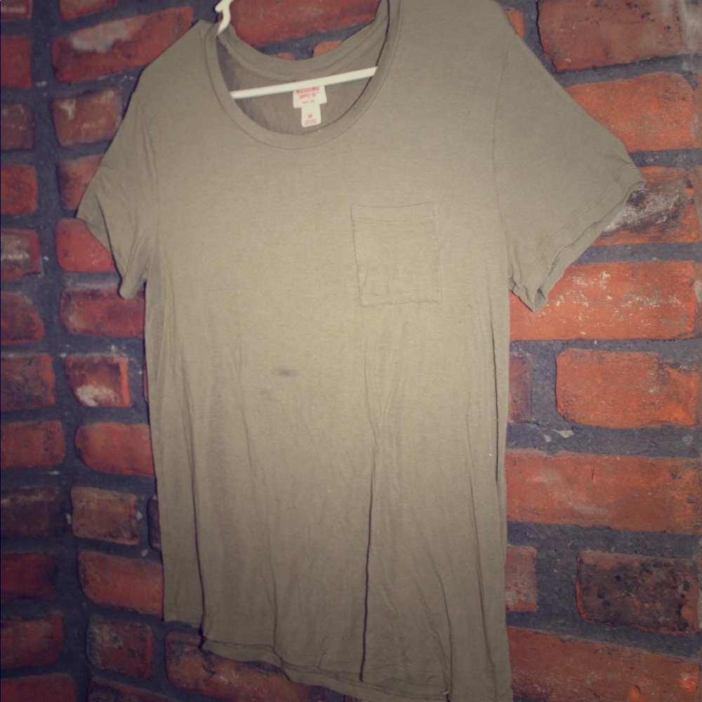 Green soft tee